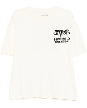 Honor The Gift Nothing Changes T-Shirt - White