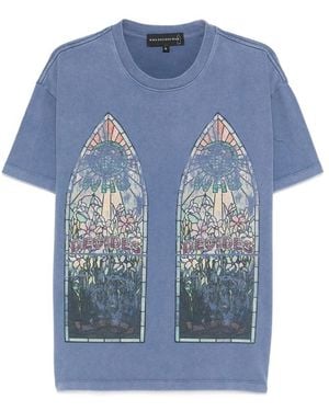 Who Decides War Printed T-Shirt - Blue