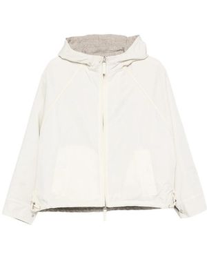 Yves Salomon Neutrals Jackets - White