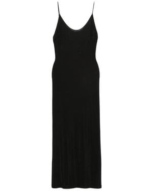 Saint Laurent Chain-Link-Strap Backless Maxi Dress - Black