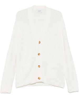 Laneus Cotton Cardigan - White