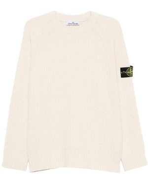 Stone Island Neutrals Jumpers & Knitwear - White