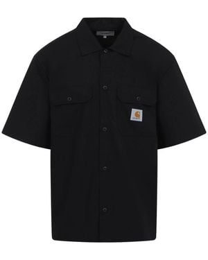 Carhartt Logo-Patch Shirt - Black