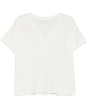 Majestic Filatures V-Neck Short-Sleeve T-Shirt - White