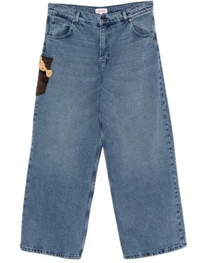 Charles Jeffrey Crochet-Trumpet Jeans - Blue