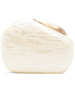 Cult Gaia Althea Chain-Link Clutch Bag - White
