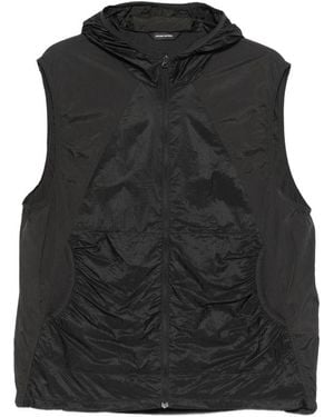 Hiking Patrol Orbit Lt Hooded Sleeveless Jacket - Black