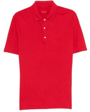 Isaia Polo Shirts - Red