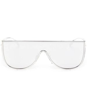 Alaïa Oversized-Frame Sunglasses - White