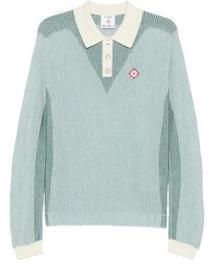CASABLANCA Polo Shirts - Blue