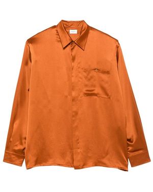 Saint Laurent Chest Pocket Shirt - Orange