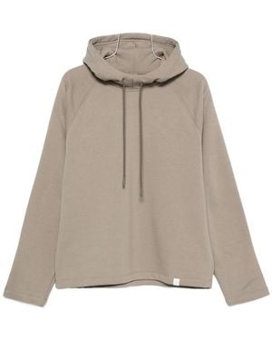 Woc Winner Raglan-Sleeve Drawstring Hoodie - Natural