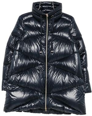 Herno Zip-Up Padded Coat - Blue