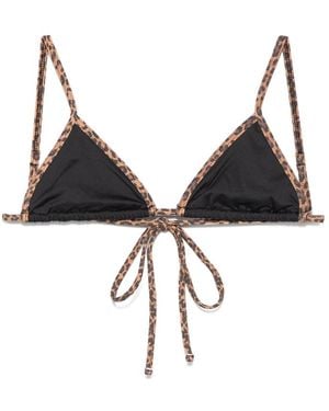 Frankie's Bikinis Lumia Bikini Top - Brown