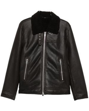 Dondup Leather Jacket - Black