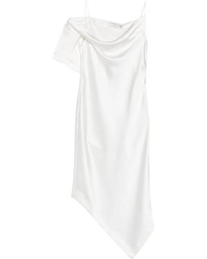 IRO Asymmetric Draped Dress - White