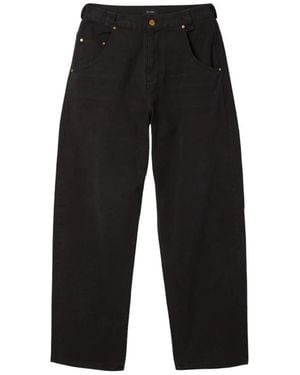 Willy Chavarria True Bad Boy Wide-Leg Jeans - Black