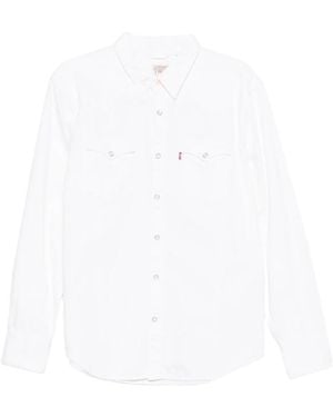 Levi's Shirt With Chest Pockets - White