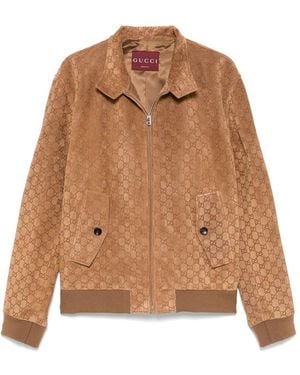 Gucci Interlocking G Jacket - Brown