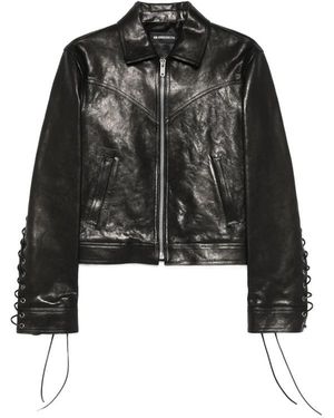 Ann Demeulemeester Jackets - Black