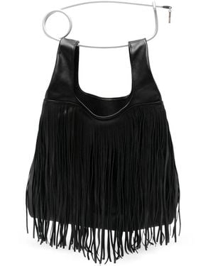 Niccolò Pasqualetti Fringed Tote Bag - Black