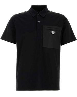 Prada Polo Shirts - Black