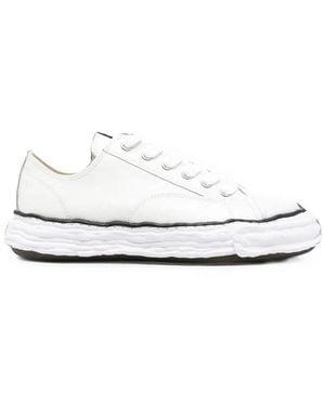 Maison Mihara Yasuhiro Warped-Sole Trainers - White