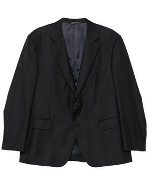 Canali Single-Breasted Notch-Lapel Suit - Black
