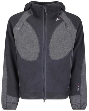 ROA Colour-Block Paneled Jacket - Gray