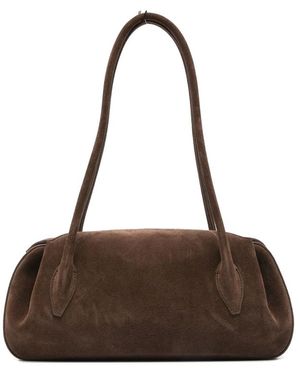 Yuzefi Oyster Shoulder Bag - Brown