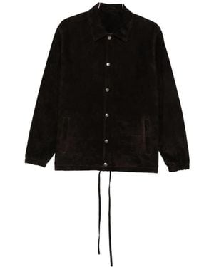 Giorgio Brato Suede Long-Sleeves Jacket - Black