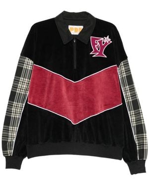 PDF Panelled Polo Shirt - Black