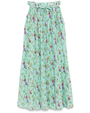PAOLA ZUIN Calipso Maxi Skirt - Green