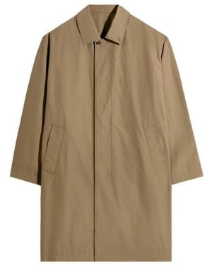 Lemaire Single-Breasted Coats - Natural
