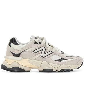 New Balance 9060 Paneled Sneakers - White