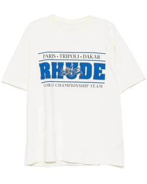 Rhude Neutrals T-Shirts & Vests - Blue