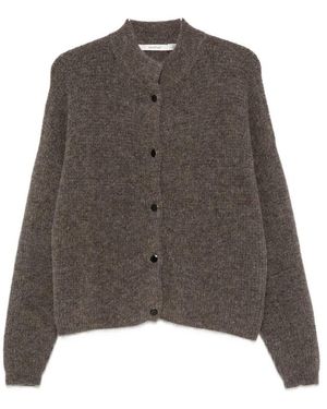 Gestuz Alpha Button-Up Cardigan - Brown