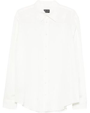 Giorgio Armani Neutrals Shirts - White