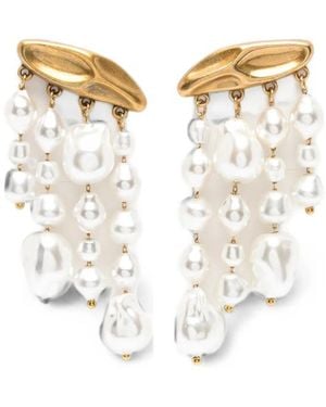 Cult Gaia Faux-Pearl Drop Earrings - Metallic