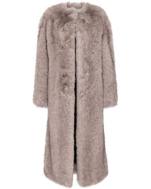 ANDAMANE Faux-Fur Coat - Grey