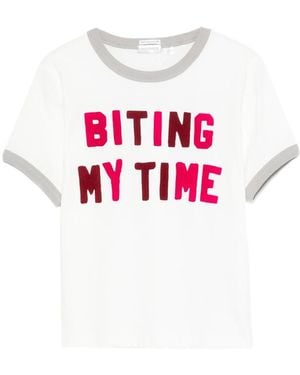 Mother T-Shirt With Letter Print - Red