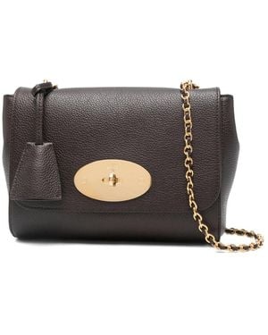 Mulberry Small Lily Leather Shoulder Bag - Black