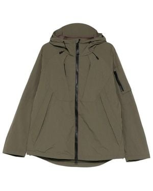 JG1 Hooded Panelled Jacket - Green
