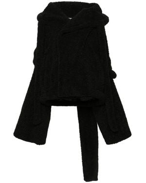 OTTOLINGER Wrap Teddy Jacket - Black