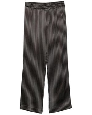 Ernest W. Baker Striped Trousers - Grey
