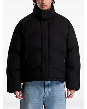 Represent Riot Puffer Jacket - Black