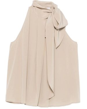Max Mara Neutrals Tops - Natural