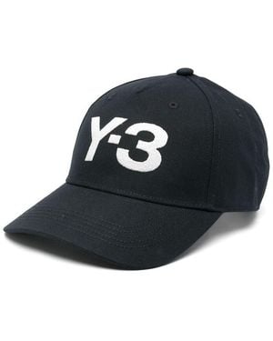 Y-3 Logo-Embroidered Cap - Black