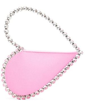 L'ALINGI Love Heart Crystal Clutch Bag - Pink