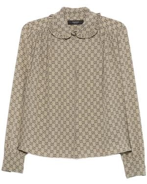 Gucci Neutrals Tops - Natural